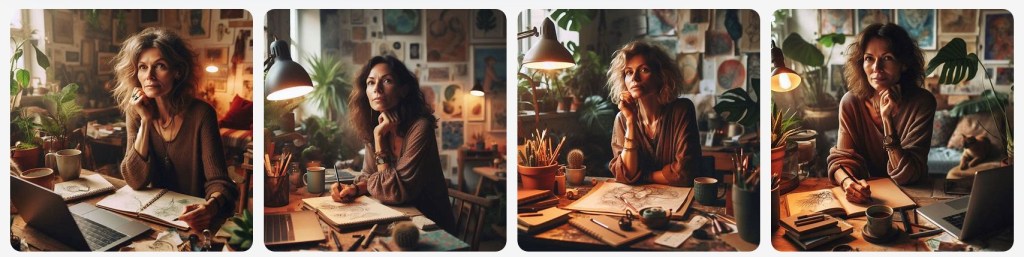 Dall-e Bing portrait prompt image