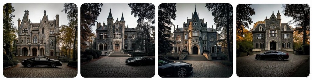 Firefly house and car prompt image