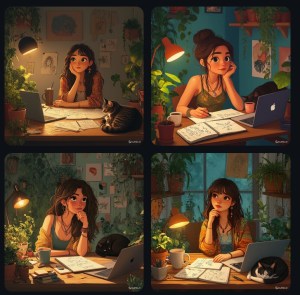 Kolor portrait prompt image