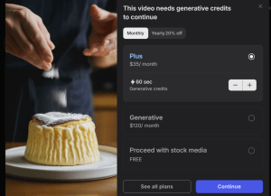 No generative ability on free plans